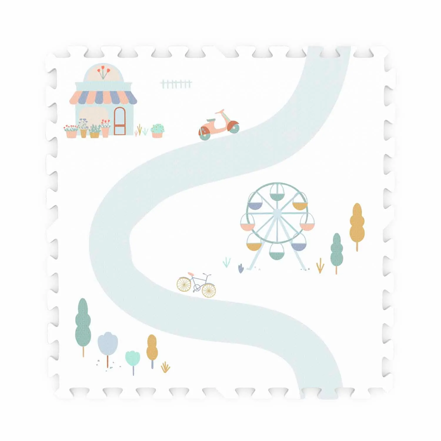 Play&Go EEVAA Puzzle Playmat Village (Min of 1, multiples of 1)
