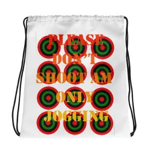 Please Dont shoot Drawstring bag