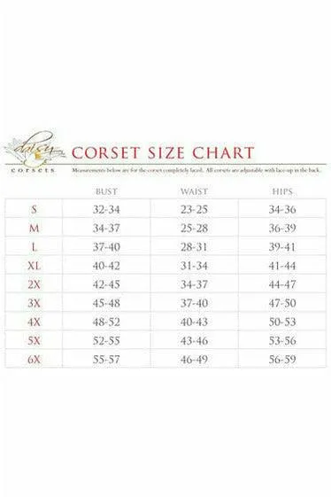 Plus Size Neon Patent and Fishnet Underbust Corset