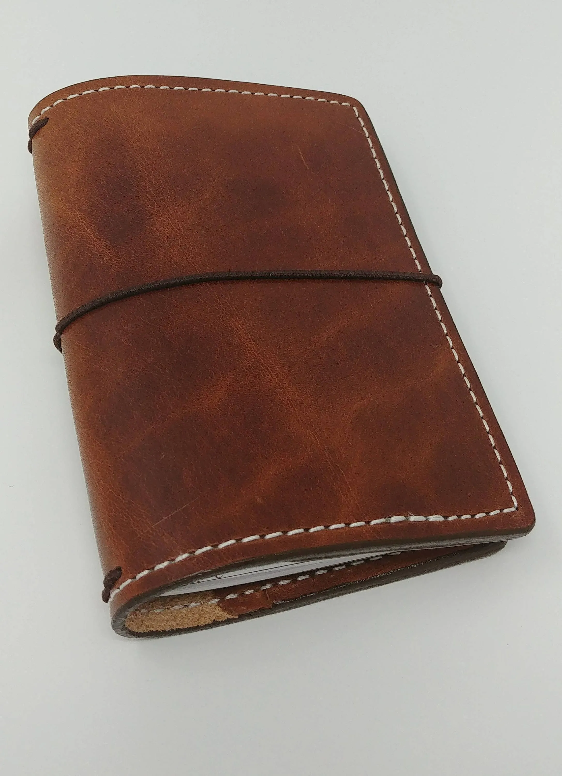 Pocket DELUXE Traveler's Notebook | Full Grain Leather Journal Cover
