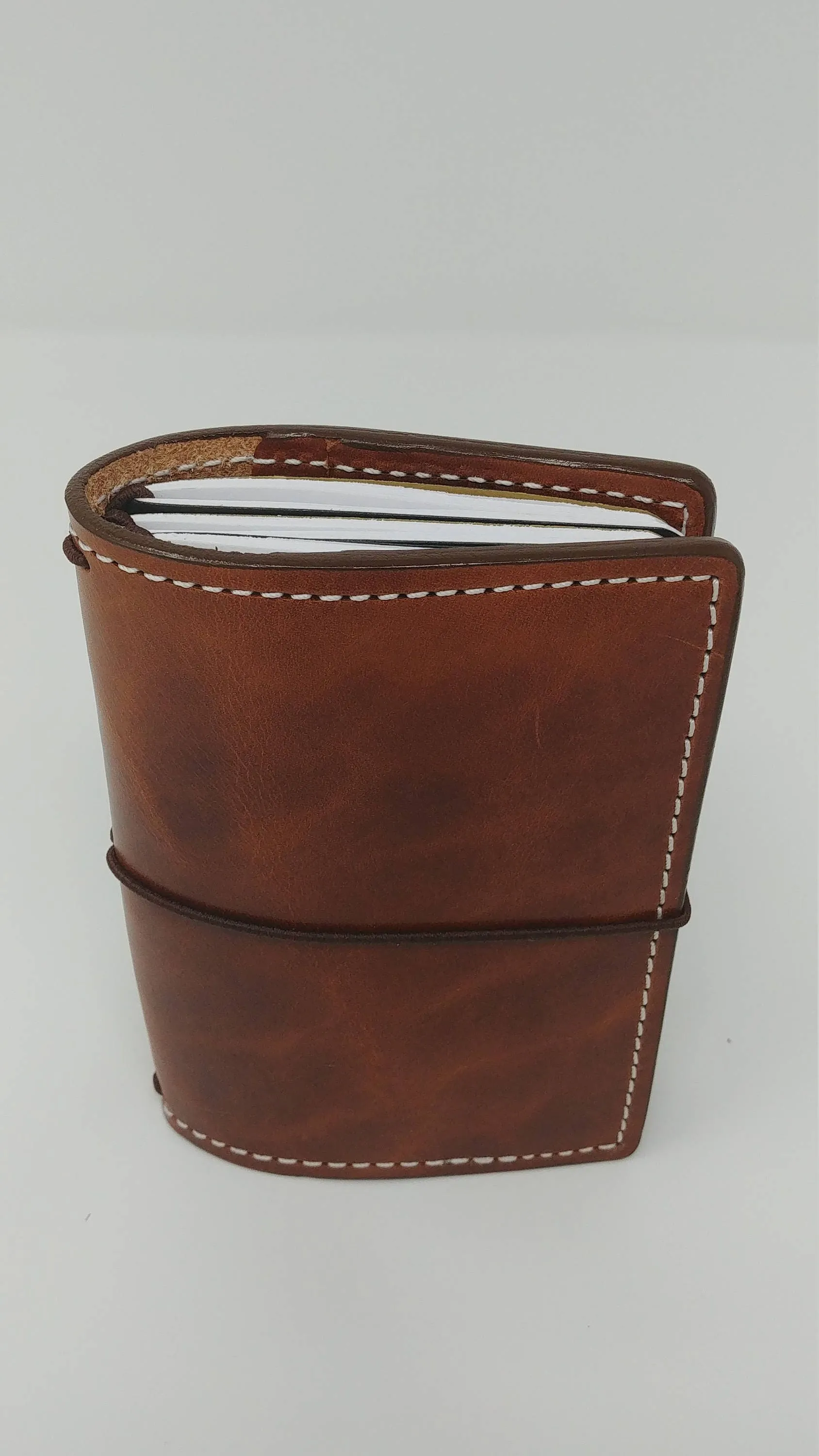 Pocket DELUXE Traveler's Notebook | Full Grain Leather Journal Cover
