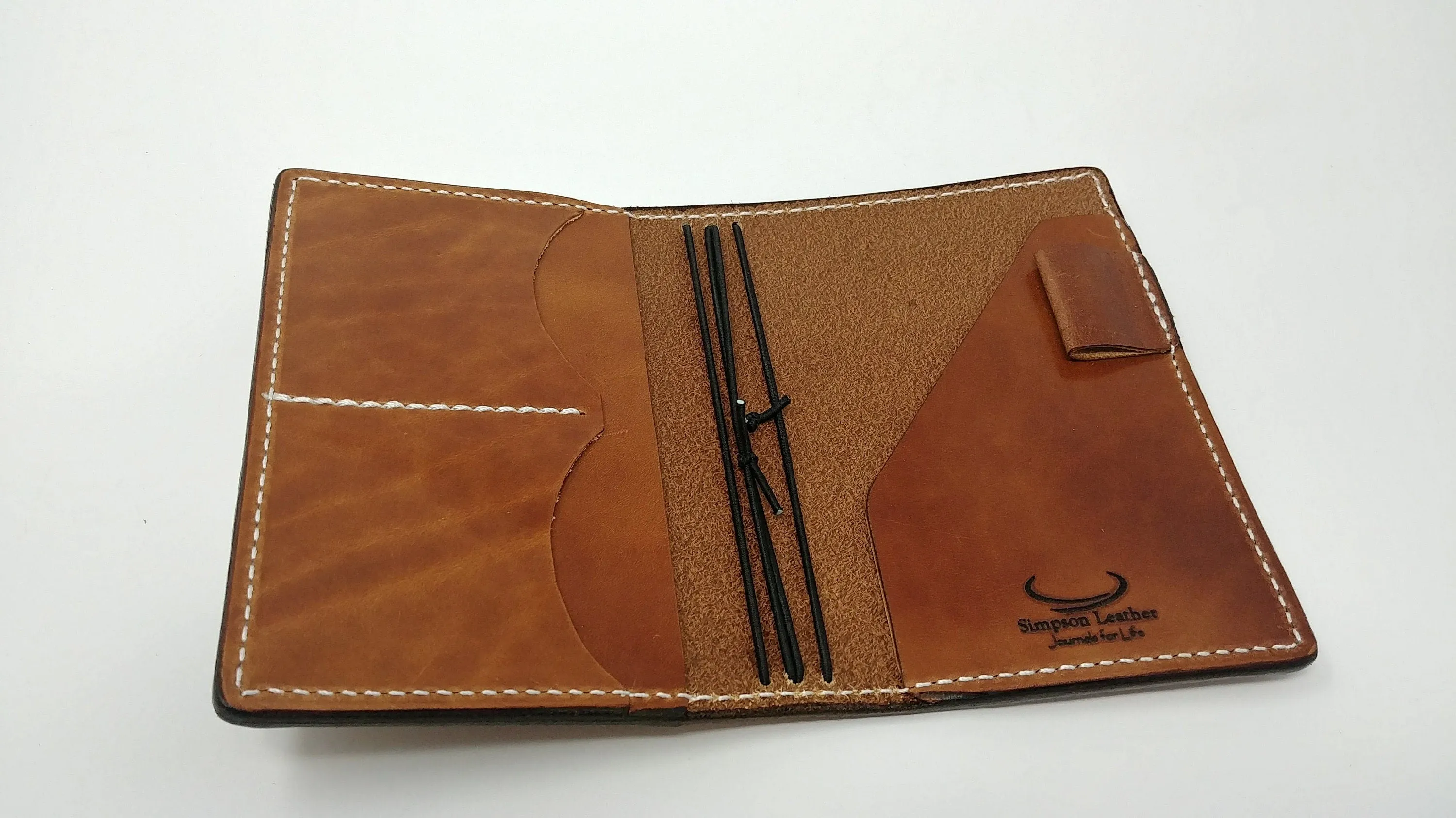 Pocket DELUXE Traveler's Notebook | Full Grain Leather Journal Cover