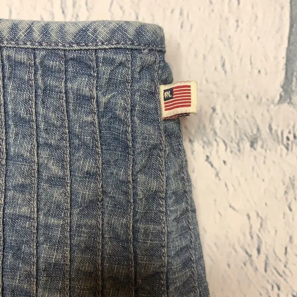 🔹Polo Ralph Lauren Vintage Denim Skirt