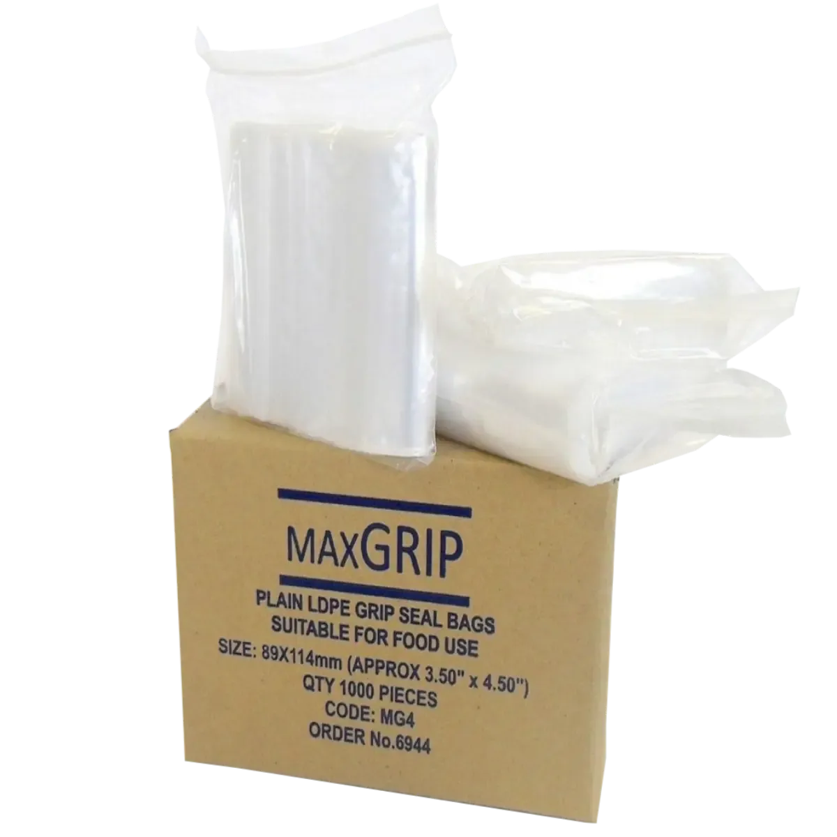 Polythene Resealable Grip Seal Bags