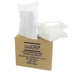 Polythene Resealable Grip Seal Bags