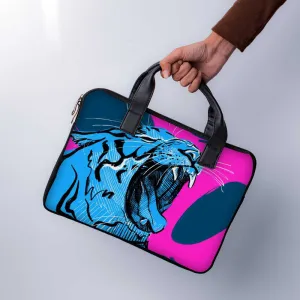 Pop Tiger Laptop Sleeve With Handle