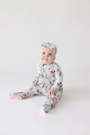 Posh Peanut- Melinda Footie Ruffled Zippered One Piece