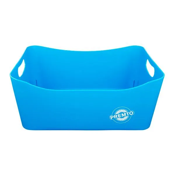 Premto Large Storage Basket - Printer Blue 340 x 225 x 140mm