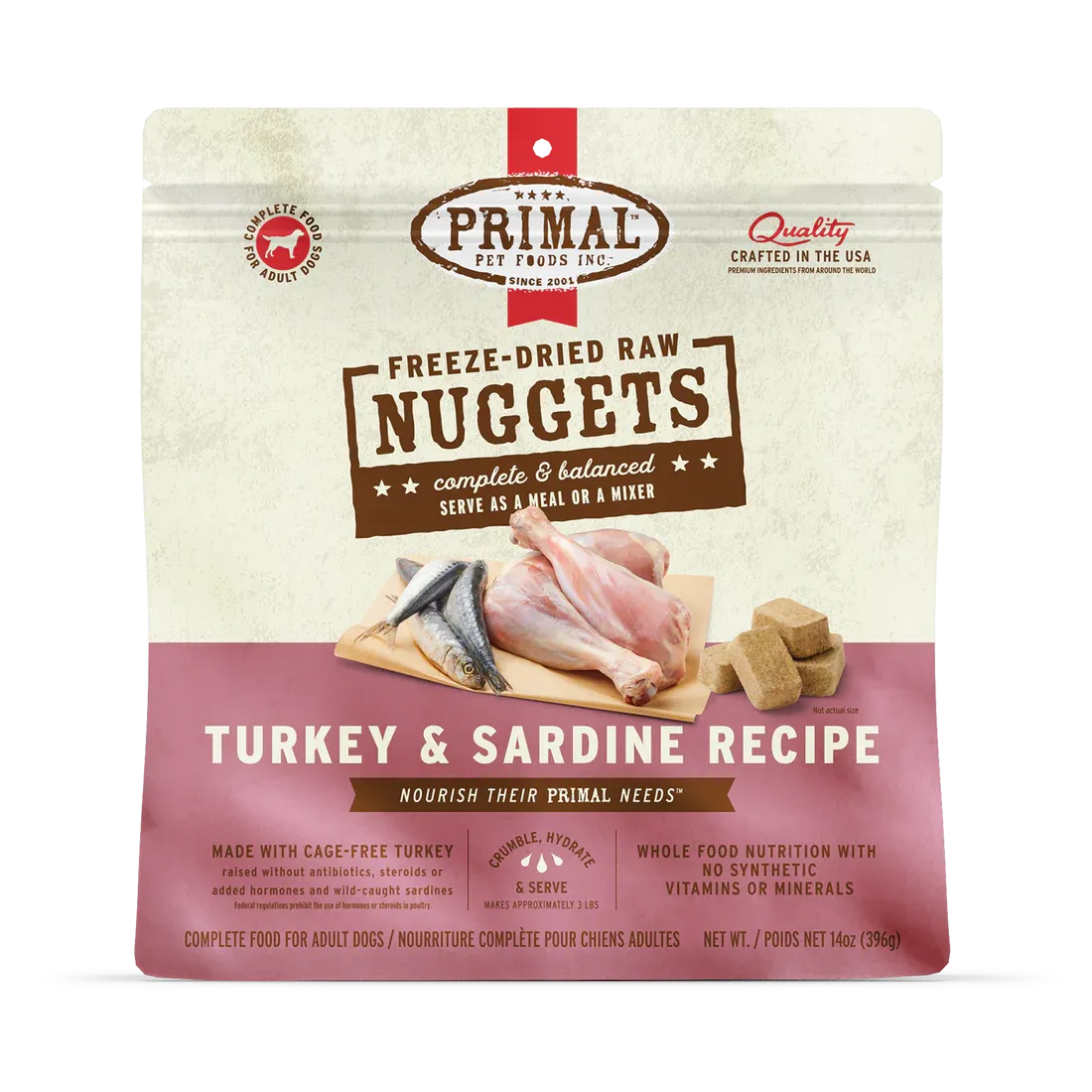 Primal Freeze Dried Dog Food - Various Flavors