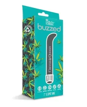 Prints Charming Buzzed 7" G Spot Vibe Canna Queen