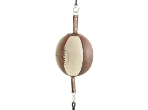 PRO Brown / Cream Leather Boxing Speed Ball, Double End