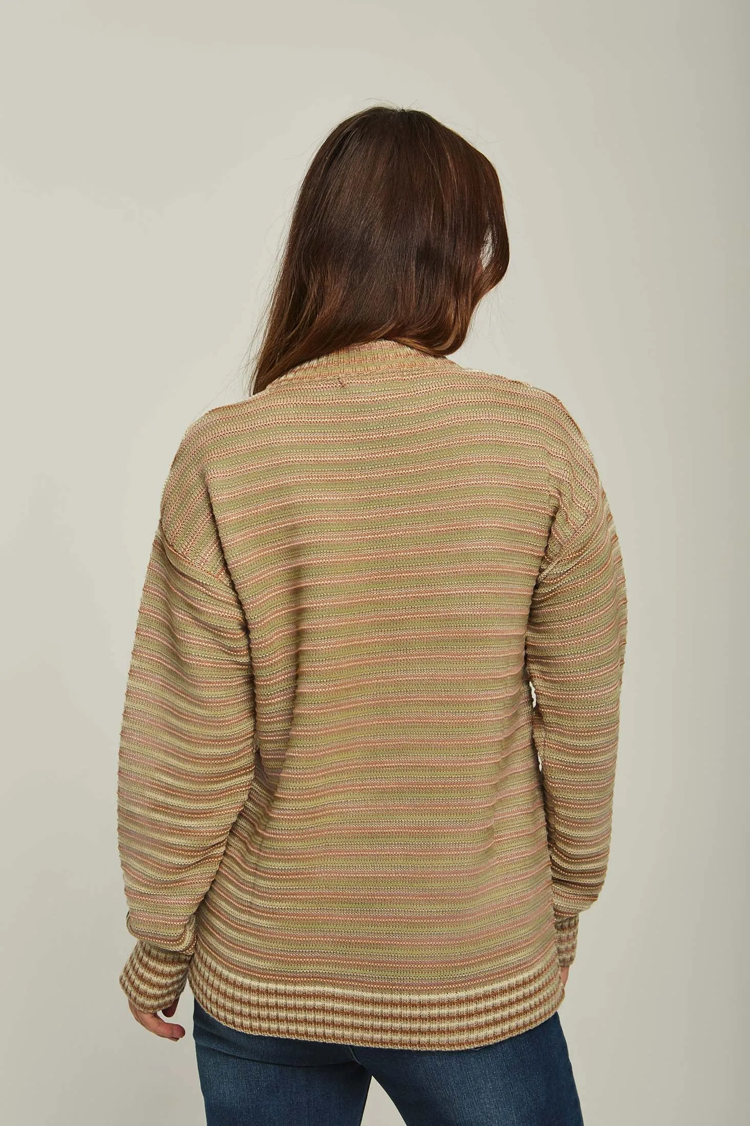 Pullover Crew Neck Flat Brown