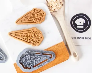 "Happy New Year" Confetti Popper Shaped Cookie Cutter