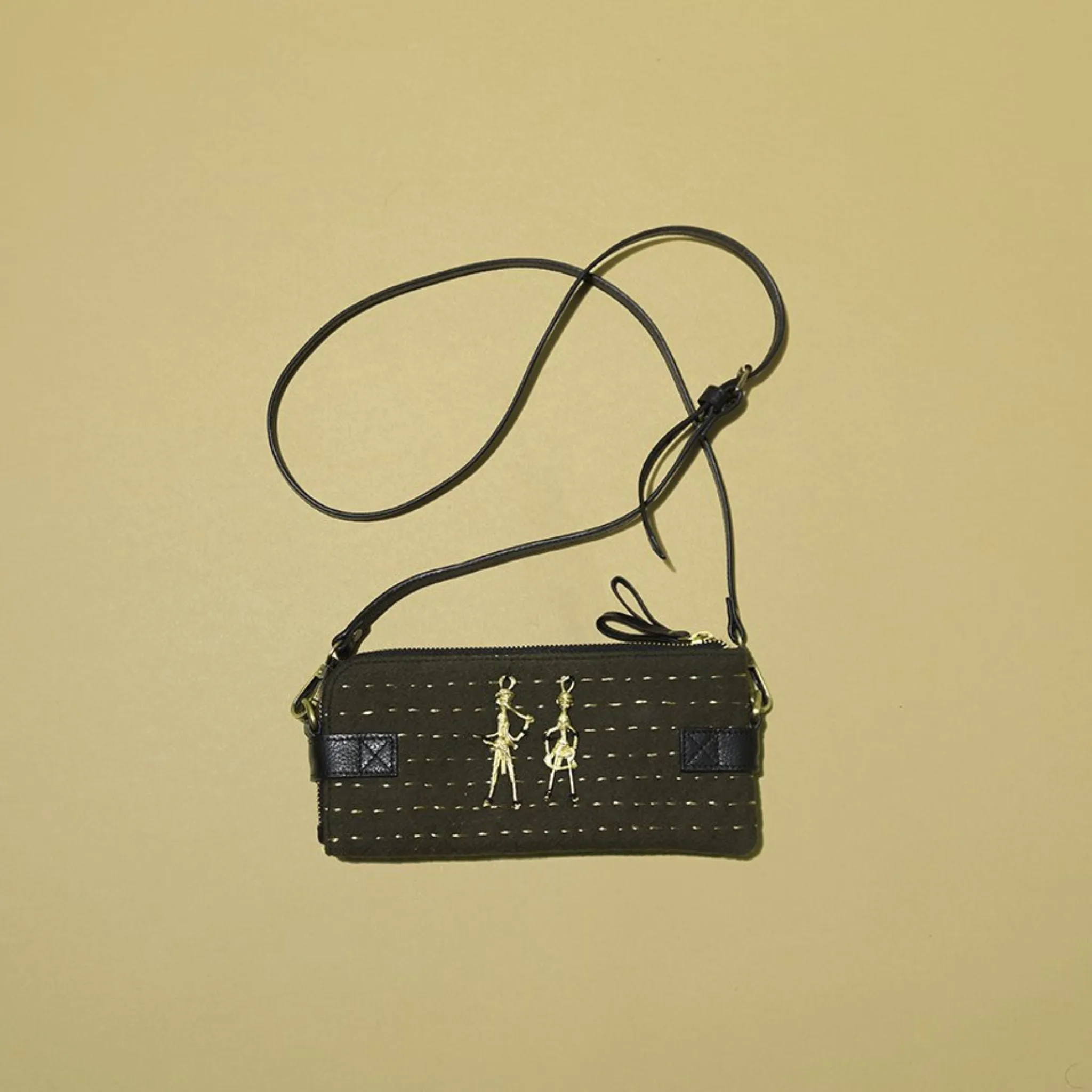 "Jodi" SLING WALLET - Green