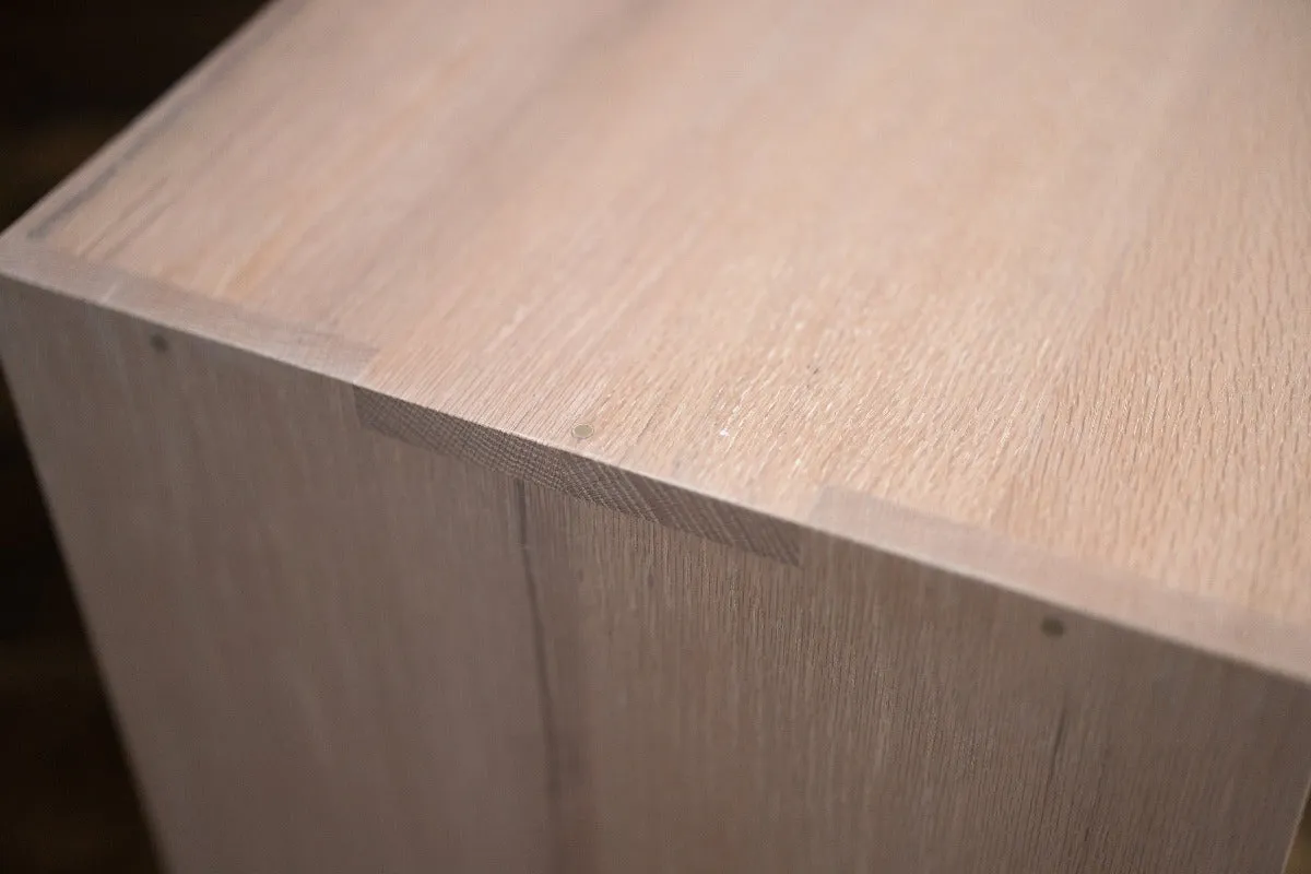 Rainbow City Cubes | Modular Modern Wood Cubes with Brass | Storage or Cocktail Table