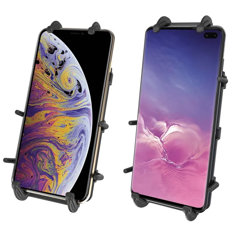 RAM Mount Quick-Grip™ XL Phone Mount with Handlebar U-Bolt Base-Short