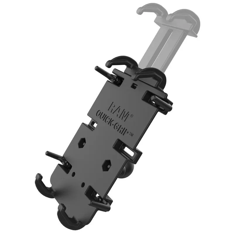 RAM Mount Quick-Grip™ XL Phone Mount with Handlebar U-Bolt Base-Short