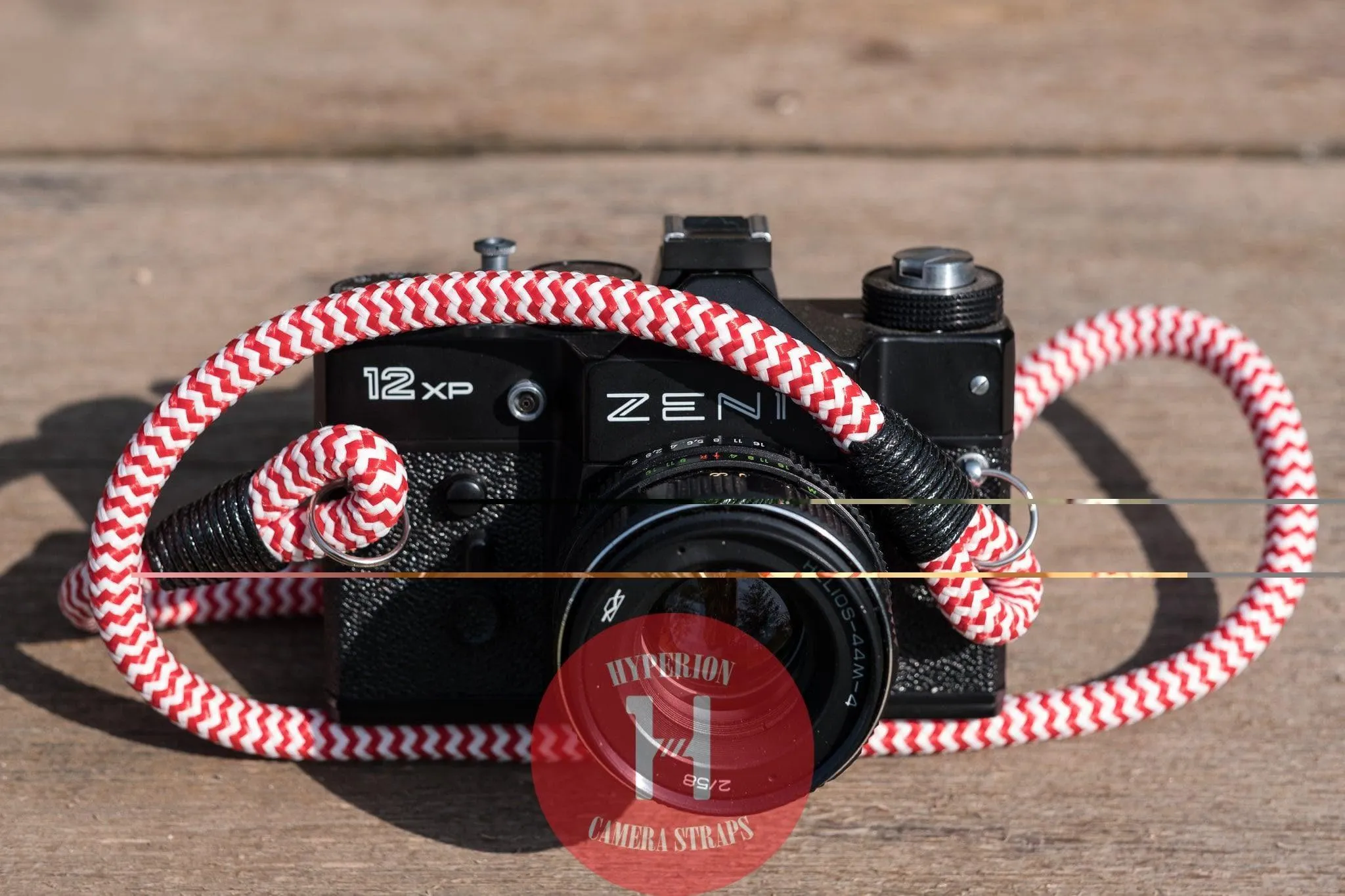 Red-White Camera Strap