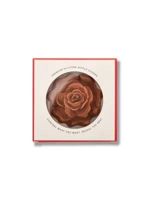 Reusable Nipple Covers - Dark Nude Rose