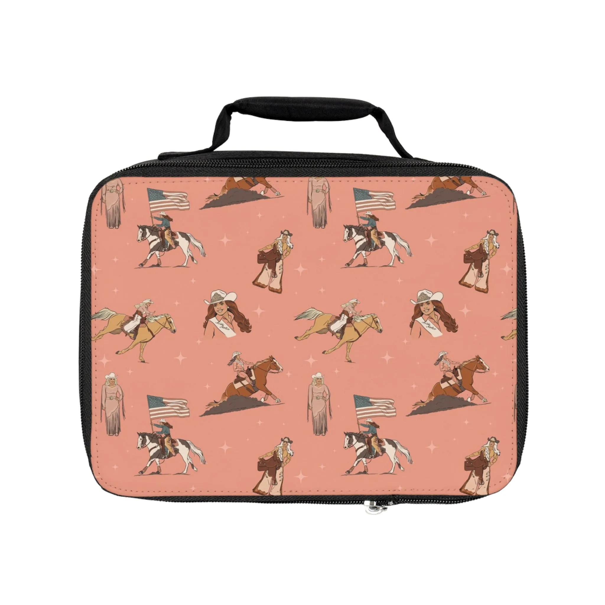 Rodeo Queen Lunch Box in Coral