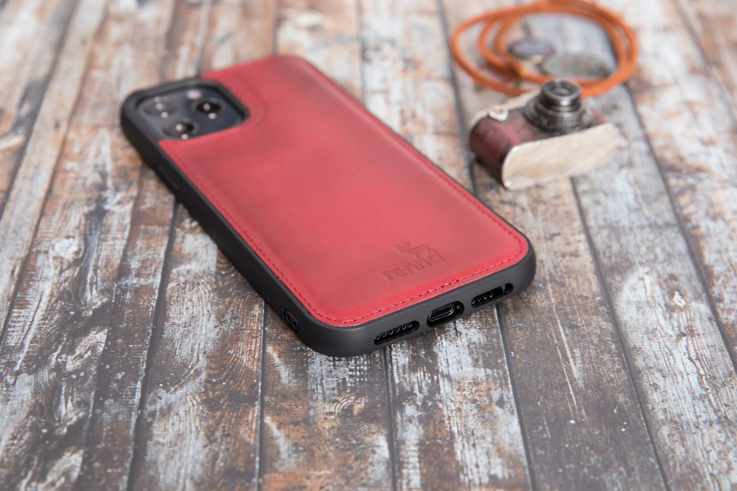 Rot iPhone 12 PRO MAX (6.7") Case Genuine Leather case, handmade leather case Flex Cover