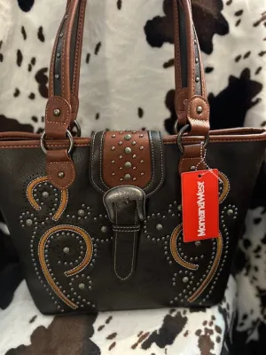 Saddle Buckle Montana West Purse