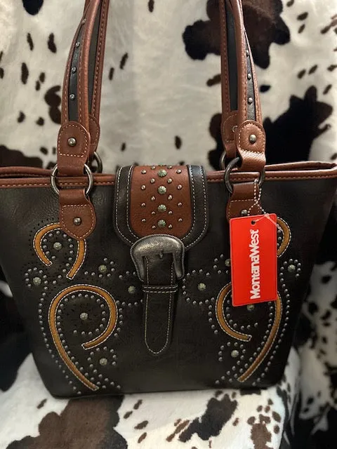 Saddle Buckle Montana West Purse
