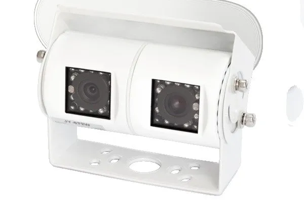 SafetyDave Rear Vision Camera Double  Ccd White or Black 40 and 120 Degree