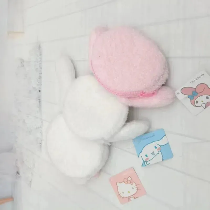 Sanrio Hello Kitty Plush Coin Purse – Soft, Cute, and Zippered