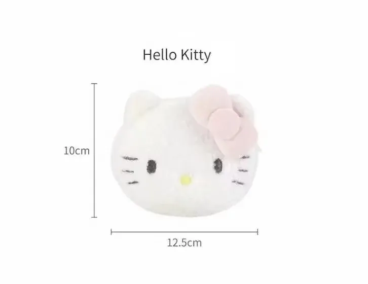 Sanrio Hello Kitty Plush Coin Purse – Soft, Cute, and Zippered