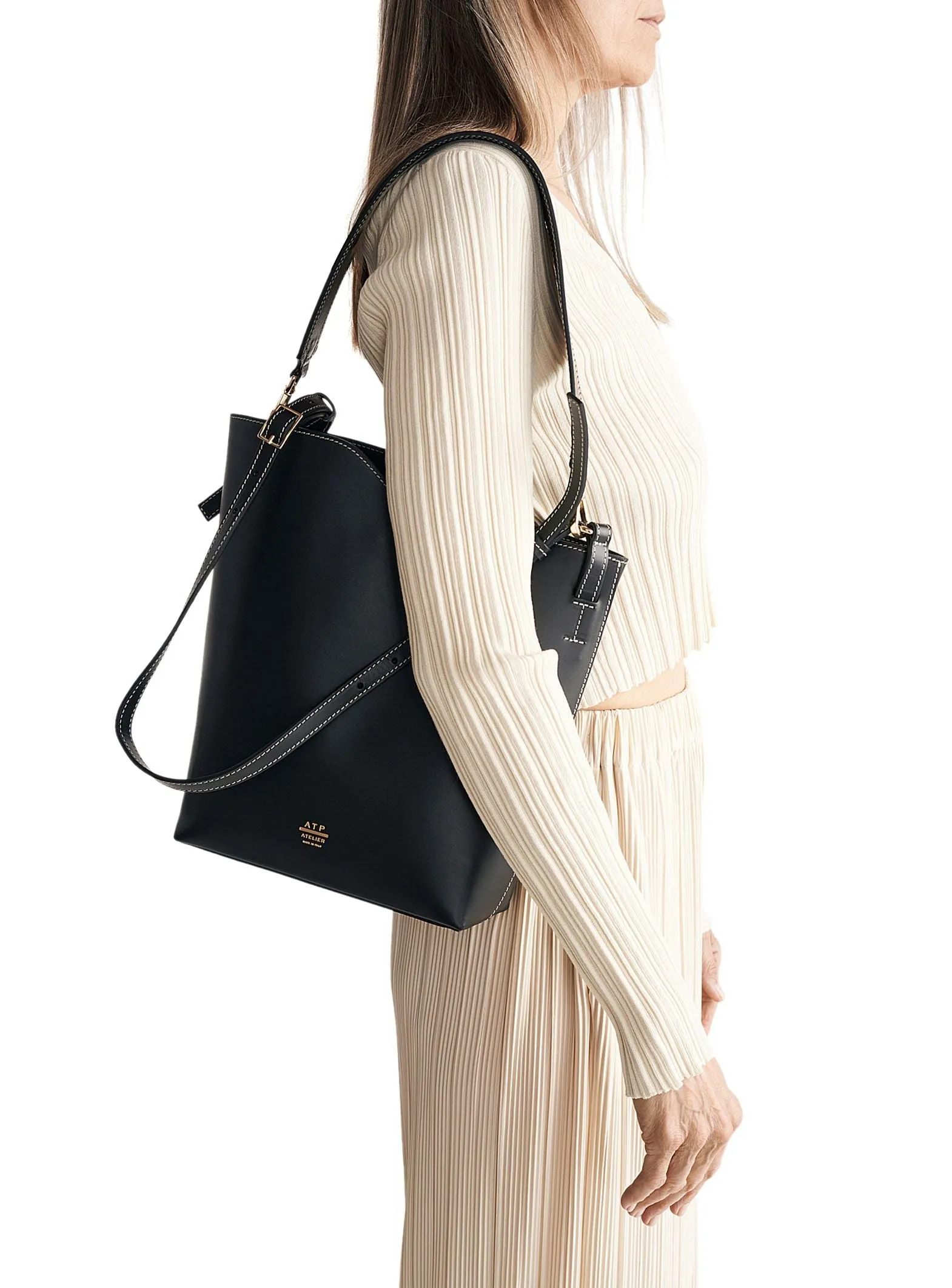 Scafati Black Tote Bag
