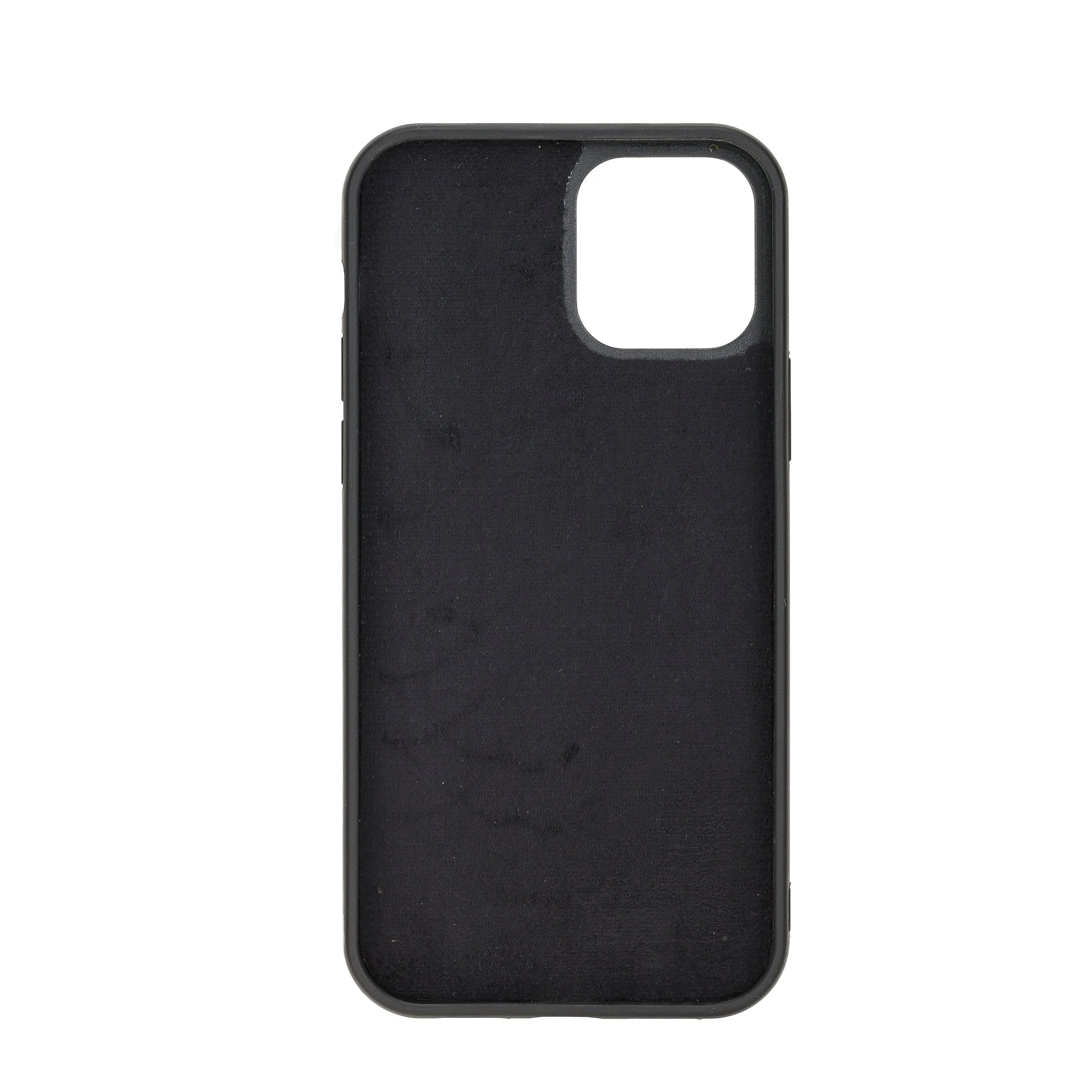 Schwarz iPhone 12 PRO MAX (6.7") Case Genuine Leather case, handmade leather case Flex Cover
