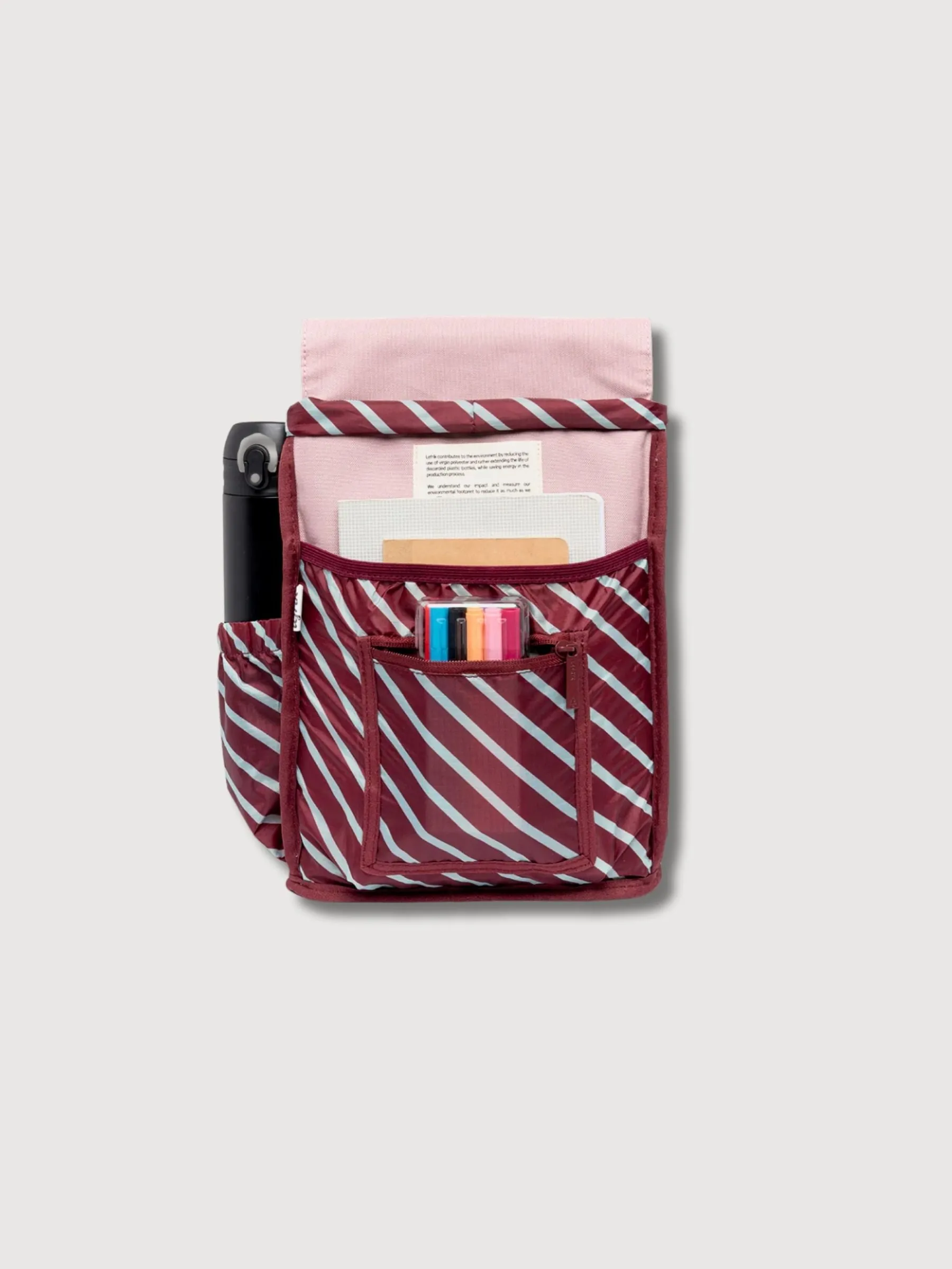 Scout Mini Stripes Mauve Backpack | Lefrik