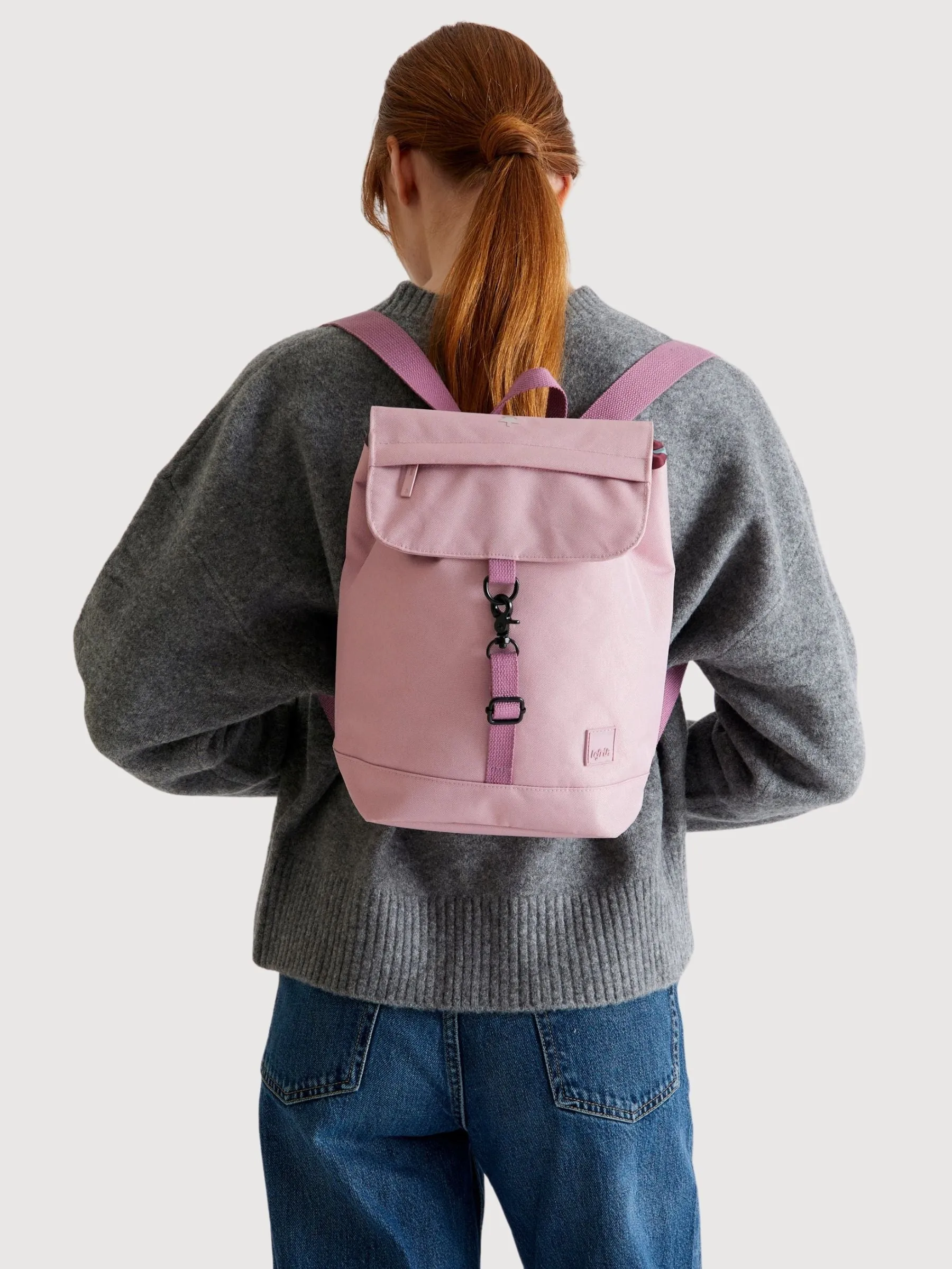 Scout Mini Stripes Mauve Backpack | Lefrik