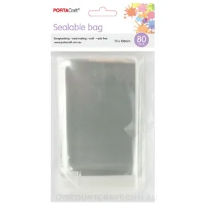 Sealable Bags  73x100mm 80pk