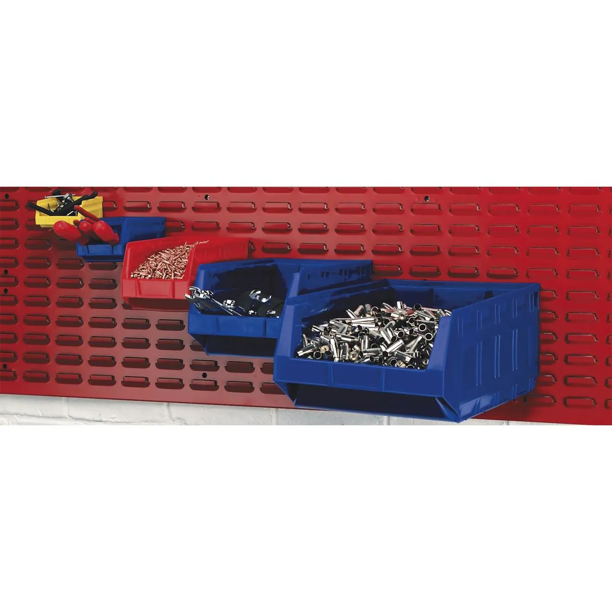 Sealey Plastic Storage Bin 150 x 240 x 130mm - Blue Pack of 38