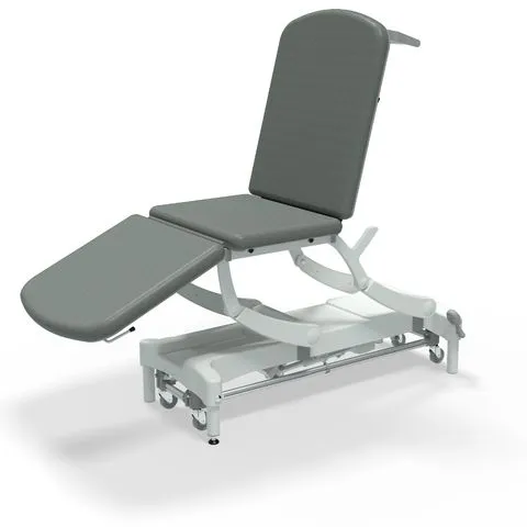 Seers - CLINNOVA Clinical 3 Section electric couch with gas assisted back and footrest and premium base (265Kg SWL)
