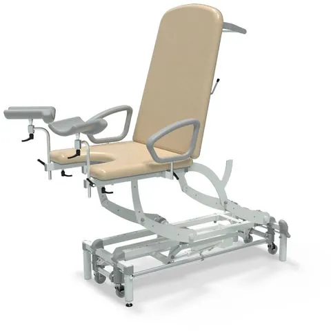 Seers - CLINNOVA Gynae 1 Electric couch, gas assisted back and foot rest, classic base with wheel and foot switch options (265Kg SWL)