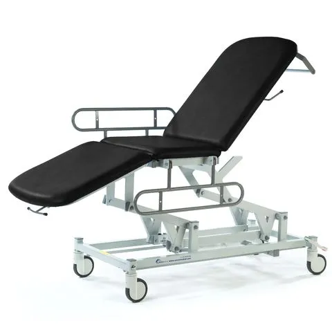 Seers - Medicare 3 Section Electric Mobile Treatment Couch with gas assisted backrest
