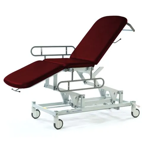 Seers - Medicare 3 Section Electric Mobile Treatment Couch with gas assisted backrest