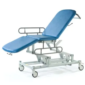 Seers - Medicare 3 Section Electric Mobile Treatment Couch with gas assisted backrest