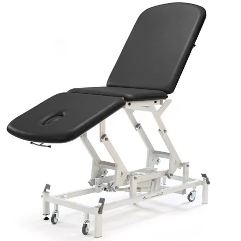 Seers - Therapy 3 Section Electric Couch, with standard head section and various switch options (240kg SWL)