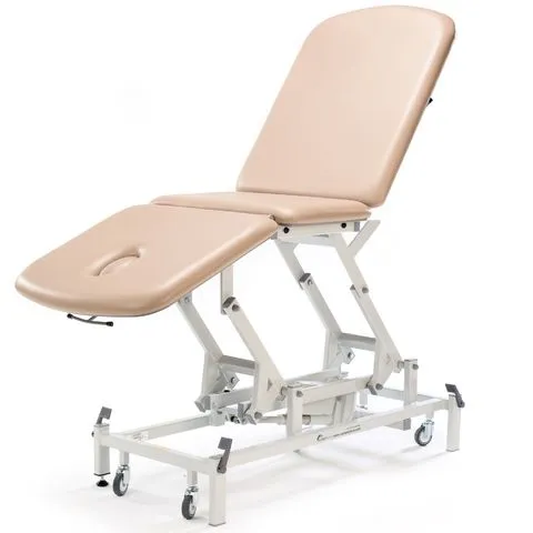 Seers - Therapy 3 Section Electric Couch, with standard head section and various switch options (240kg SWL)