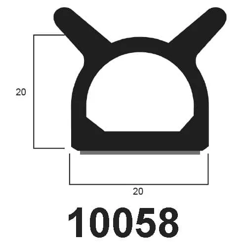 Self-Adhesive D section EPDM Sponge