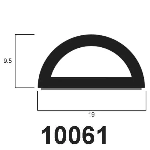 Self-Adhesive D section EPDM Sponge
