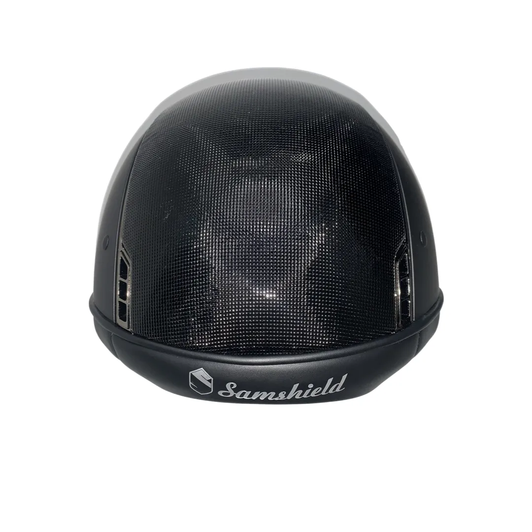 Shadowmatt Black Shimmer Leather S