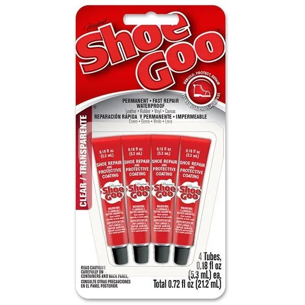 Shoe Goo - 4 Pack 5.3ml Clear