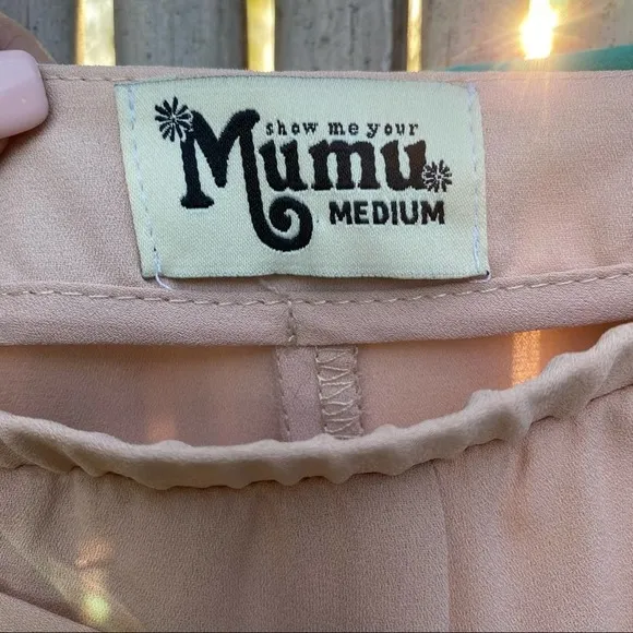 Show me Your Mumu great wrap shorts skorts blush M