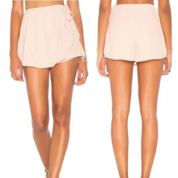 Show me Your Mumu great wrap shorts skorts blush M