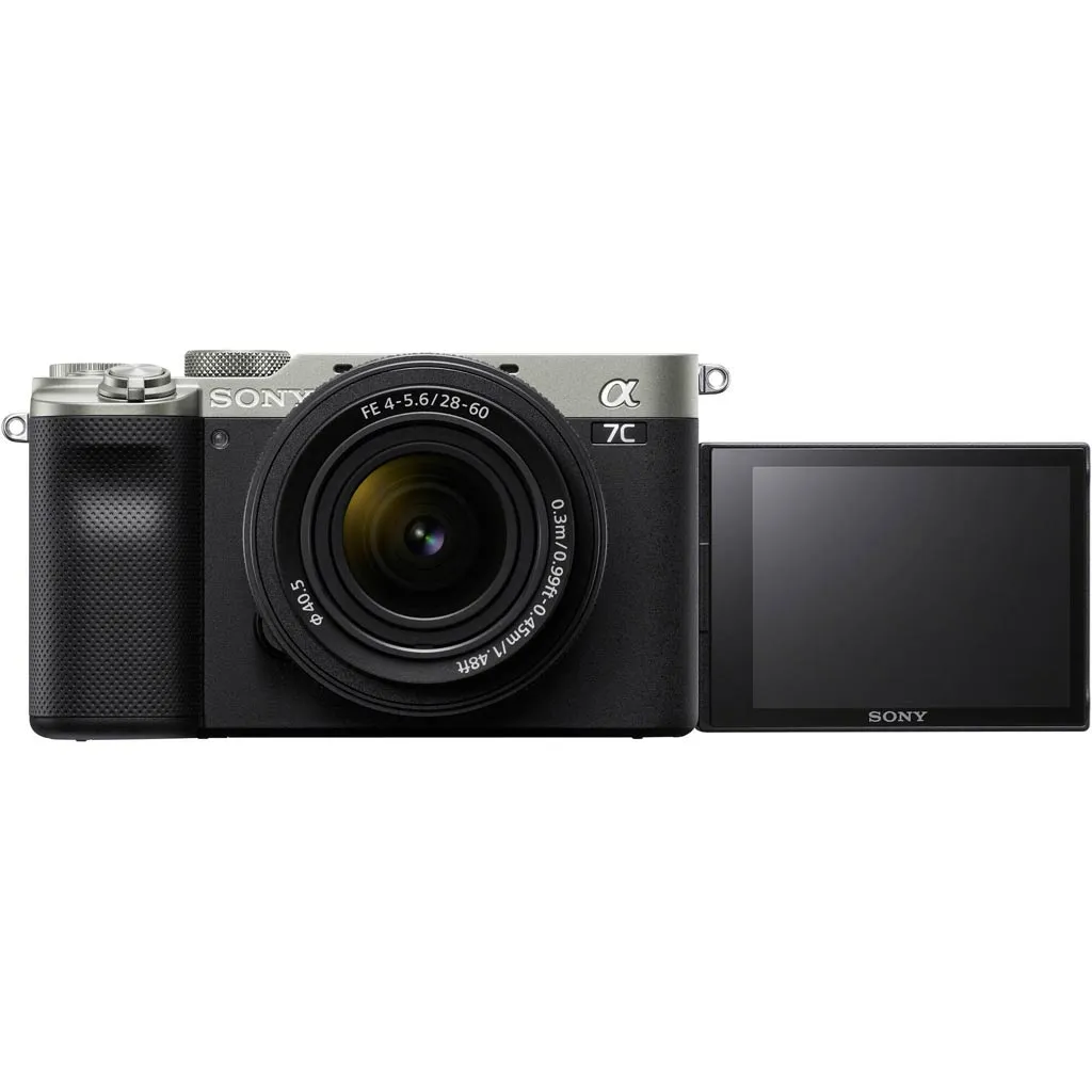 Sony Alpha A7C Mirrorless Camera 28-60mm f/4-5.6 Kit Silver